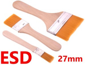 Pędzel antystatyczny ESD drewniany 27mm 150mm czyszczenie elektroniki