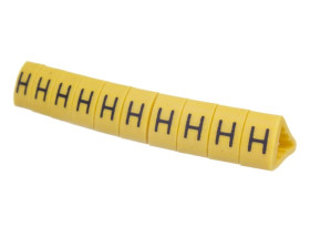 Oznacznik przewodów OZ-2/H żółty E04ZP-01020401900 /100szt./