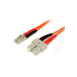 StarTech 50FIBLCSC2 2m Multimode 50/125 Duplex Fibre Patch Cable LC - SC