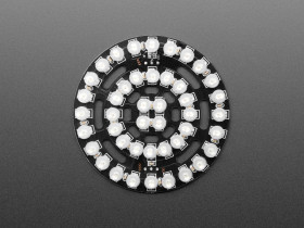 NeoPixel Triple-Ring Board with 44 Thru-Hole LEDs (66mm Diameter)