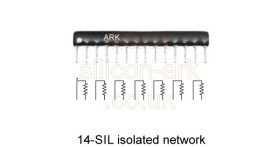 56 Ohm resistor network Isolated