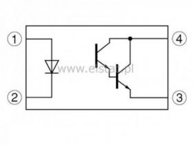 LTV 815 Opto Darlington; 5kV; 35V; 80mA; DIP4
