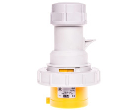 Wtyczka przenośna 32A 4P 110V żółta IP67 TURBO SHARK 0242-4