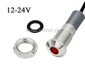 Kontrolka czerwona 6mm; 12V; 24V