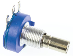 Potencjometr 10kΩ typ Obrotowy Bourns średnica wału 6,35 mm 2W długość wału 22.2mm średnica 19.05mm Montaż panelowy