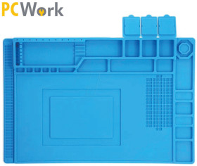 601053 Soldering pad 45 x30 cm, silicone, work mat