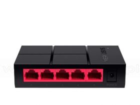 TP-Link Mercusys MS105G, Switch niezarządzalny, 5x 10/100/1000 RJ-45, desktop