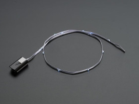 Adafruit Litex White LEDs on White Fabric Ribbon Pack - 21" 10 LEDs