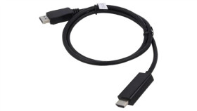 Ak-340303-010-S Kabel Displayport 1.2 Displayport Wtyk Z Obu Stron 1M Czarny