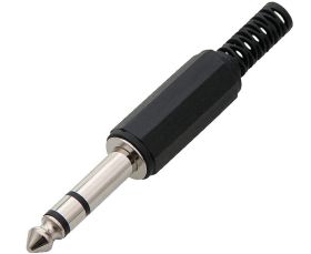 WTYK JACK 6,3mm STEREO PLASTIK (ZLJACK WT63STE-PLAST)