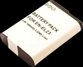 40637 Battery, digital camera, compatible, 1400 mAh