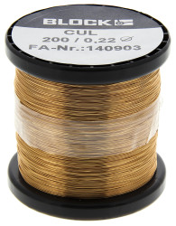 Przewód miedziany 0.22mm 0,04 mm² 31 AWG 1/0,22 mm dł. 429m
