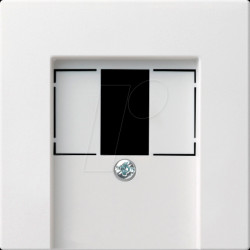 027603 Cover for TAE and USB, pure white glossy