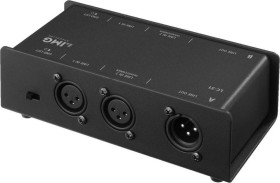 2-wejściowy sumator sygnału liniowego, stereo (4 wejścia/2 wyjścia) do podłączania np. 2 mikserów do jednego wzmacniacza LC-31