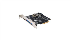Exsys Ex-12006 5 Portowa Karta Usb 3.2 Gen2 Pcie 3X Usb-A I 2X Usb-C