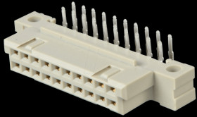 294927 Female multipoint connector 20-pin, angled, A-B