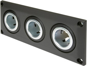 Gniazdo do zabudowy z 3 gniazdami power ProCar Einbausteckdose mit 3 Powersteckdosen Obciążalność prądu maks.=20 A 12 V,