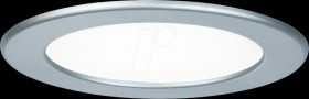 92071 LED recessed panel, 12 W, 4000 K, round, chrome