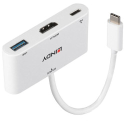 LINDY 43340 USB-C Adapter USB-C plug to HDMI socket 0.18m USB 3.2 Gen 1