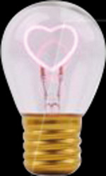 237382 LED decorative lamp, heart, rechargeable