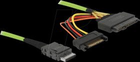 85802 Cable OCuLink PCIe SFF-8611 &gt; U.2 SFF-8639 0.5 m