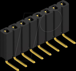 BL 3 8 G Socket, 1-row, 1 x 8 - 2.54 mm