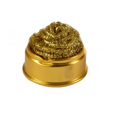 Czyścik do grota lutowniczego z mosiężnych wiórków z podstawką