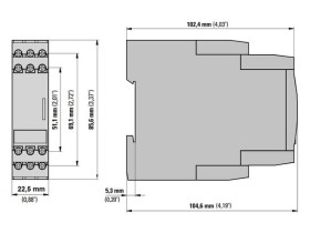 Przekaźnik monitorujący prąd 0.3 - 15 A 220 - 240 V AC EMR6-I15-A-1 184754 EATON