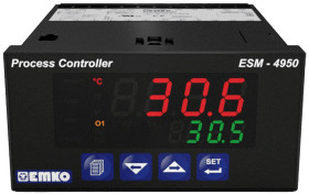 Regulator uniwersalny Emko ESM-4950 Pt100 -200 do +1700 °C Przekaźnik 5 A (D x S x W) 86.5 x 48 x 96 mm