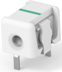 Connector, 1 pole, pitch 0.16 mm, straight, natural, 2-2106751-1