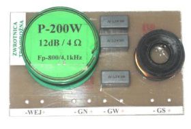Zwrotnica głośnikowa Z-4om/200W/3dr