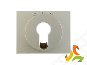 BERKER K.5 Płytka czołowa do wyłącznika żaluzjowego obrotowego na klucz stal szlachetna nierdzewna 15047104 HAGER