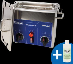 18045 Ultrasonic cleaner, 1.2 l, 120 W, with heater, stainless steel