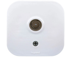 FORIX Gniazdo antenowe TV końcowe białe 782415