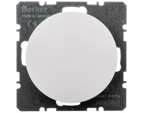 Berker R.1/R.3 Zaślepka z elementem centralnym biała 10092089