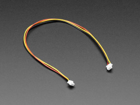 Adafruit 1.25mm Pitch 3-pin Cable 20cm long 1:1 Cable