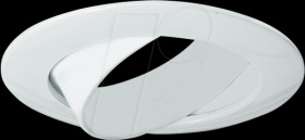 48454 Mounting frame, LED GU10 white, round, swivelling