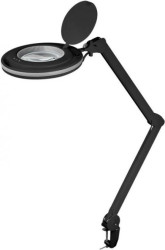 Lampa lupa LED z zaciskiem, 9 W, czarna, 64988