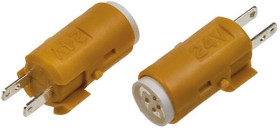 Lampka kontrolna Żółty 12V dc LED