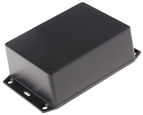 Obudowa ABS szerokość zew. 81 mm długość zew. 109 mm wys. zew. 41 mm Hammond IP54 Czarny