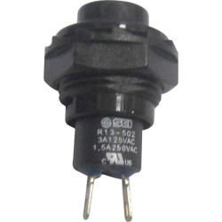 TruComponents 781947 Pushbutton ,Panel Mount,Off/(On),SPST-NO,Solder