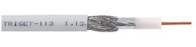 Przewód antenowy 75ohm TRISET-113 1,13/4,8/6,8 Cu ekran 80 Triset /500m/