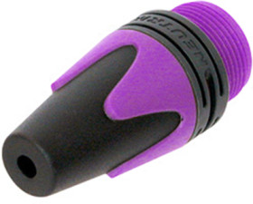 Cable grommet, purple for FXX/MXX cable connector, BXX-7-VIOLET
