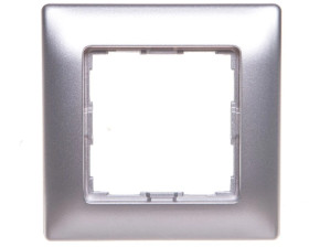 VENA Ramka pojedyncza aluminium 514081