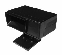 KM-32 Obudowa z tworzywa KM32 wymiary: 88x58x34mm - otwór pod wyświetlacz 49x15mm - czarna - ABS