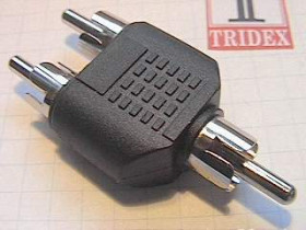 Rozgałęźnik RCA wtyk - 2x wtyk