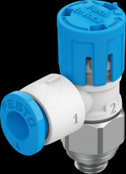 8068723 Throttle one-way valve, 90 l/min, QS-4 &lt;&gt; M5