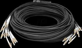 DK-2433CU100BK-BBB Pre-assembled Fiberglass Universal Breakout Cable, Multi Mode 