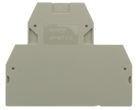 Ścianka koncowa Pokrywa końcowa Wieland Blok zaciskowy WT na szynę DIN