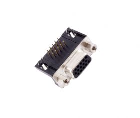 Gniazdo DB15 /3rzędowe/ żeńskie kątowe do druku